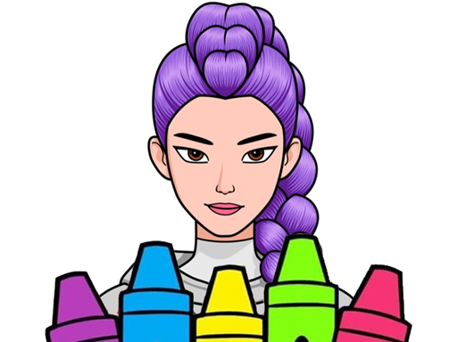 Play kpop hunter coloring